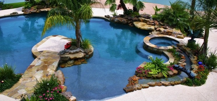 Putting Above-Ground Pools against Permanently-Built In-Ground Pools to the Test with pool photos